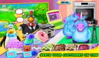 Г-н Fat Unicorn Кулинарная игра - Гигантская еда B Screen Shot 20