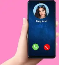 Panggilan palsu Baby Ariel Prank Pro Screen Shot 0