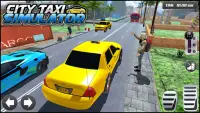 loco Taxi Simulador: taxi juegos de controladores Screen Shot 2