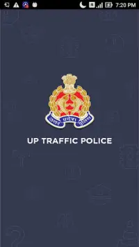 UP Police Traffic App Screen Shot 0