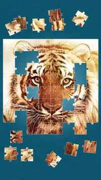 Tigre Jeux de Puzzle Screen Shot 2