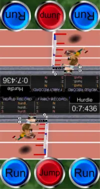 Olympics 2Players/running,Hurdles,Various Games Screen Shot 1