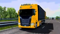 Truck simulator cargo truck driver Euro truck sim Screen Shot 1