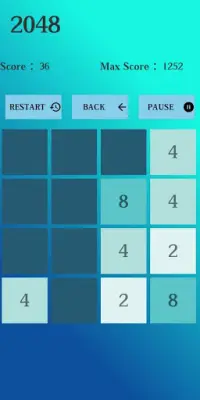 2048 Puzzle Game - Brain Booster Game Screen Shot 2