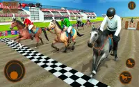 Mounted Horse Racing Games Screen Shot 1