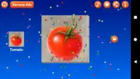 Vegetables Puzzle Kids Games Screen Shot 2