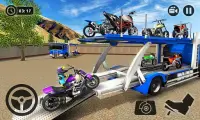 Motorradträger Truck Spiel 2019 Screen Shot 4