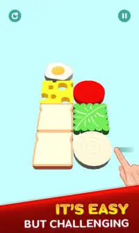 Perfect Sandwich Folding Puzzle Master Screen Shot 3