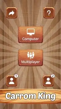 3D Carrom Multiplayer Game Screen Shot 1
