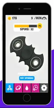 Mobile Fidget Spinner Screen Shot 0