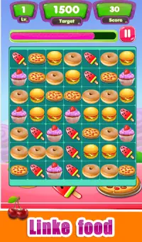 Food Match 3 Cookie Rush 2019  Puzzle Free Games Screen Shot 1