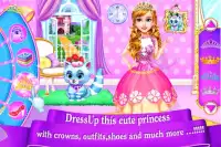 قلعة قصر الأميرة غرفة تنظيف-بنات ألعاب Screen Shot 5