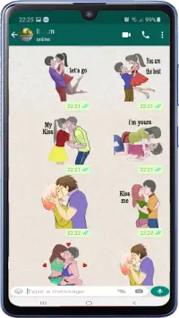 Stickers de amor para Whatsapp Screen Shot 2