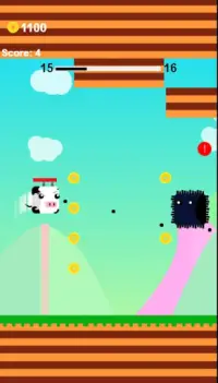 Square Animals And Birds Flying Game: Hyper Casual Screen Shot 3