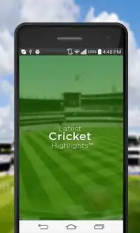 Cricket Highlights HD Screen Shot 0