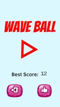 Bouncing Wave Ball Screen Shot 0
