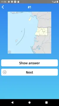 Equatorial Guinea: Regions & Provinces Map Quiz Ga Screen Shot 4