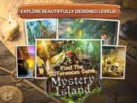Mencari Permainan Perbezaan - Pulau Misteri Screen Shot 0