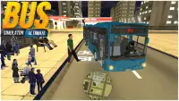 Station de la ville: simulateur de conduite  bus Screen Shot 0