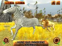 Jeu Lion Simulator 3D -Safari Screen Shot 9