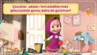 Maşa ile Koca Ayı- Kız Oda ve Ev Temizlik Oyunları Screen Shot 2