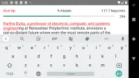 News Typing - Typing with news topics Screen Shot 1
