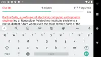 News Typing - 英文ニュースでタイピング／タイピングしながら英語学習 Screen Shot 1