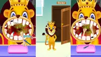 Jungle animal doctor : dentist game Screen Shot 0