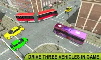 市 運転 シミュレーター バス ゲーム Screen Shot 4
