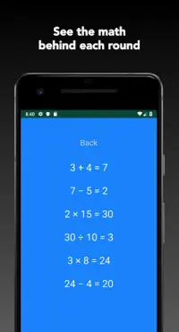 Mental Math - Quick math game Screen Shot 4