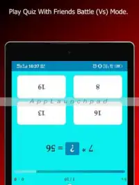 Mathmatical Quiz Screen Shot 10