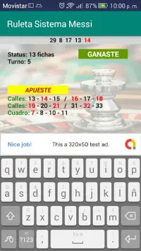 Roulette Messi System Screen Shot 0
