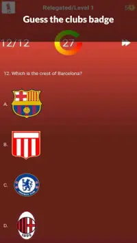 Football Clubs Quiz Game - Soccer Logo Trivia 2020 Screen Shot 2