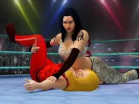 लड़कियों के महापुरूष कुश्ती: प्रो महिलाओं लड़ खेल Screen Shot 5