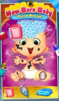 New Born Baby Care & Dressup! Screen Shot 0