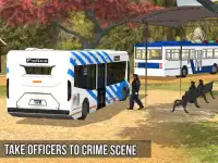 Polizei-Bus Offroad-Fahrer Screen Shot 6