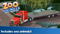 Zoo Animals Truck Transport Screen Shot 1