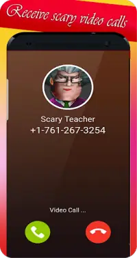 video call from scary teacher, and chat prank Screen Shot 5