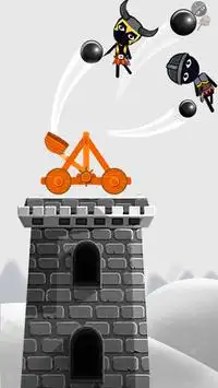 Stickman Destruction Catapult Screen Shot 0