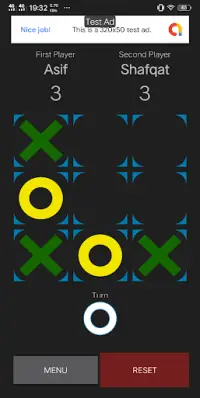 Tic Tac Toe - Robotic XOXO with sound effects 2021 Screen Shot 0