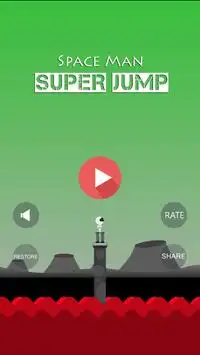 Space Man Super Endless Jump Screen Shot 0