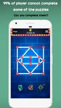 ONE LINE GLOW - Stroke Puzzle Game Screen Shot 5