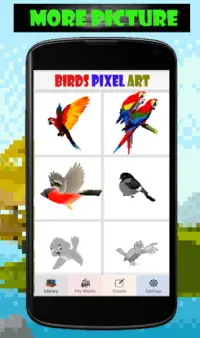 Birds Color By Number Screen Shot 3