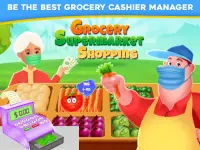 Grocery Supermarket Shopping- Cash Register Games Screen Shot 0