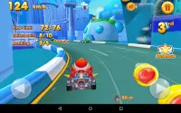 Cartoon Mini Car Racing in 3D Screen Shot 10