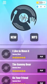 Gummy Bear Piano Game Tiles Screen Shot 0