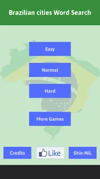Brazilian cities Word Search Screen Shot 0