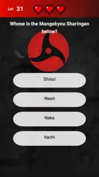 Uchiha Quiz Screen Shot 2