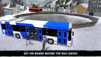 Offroad Snow Tourist Bus Drive Screen Shot 1