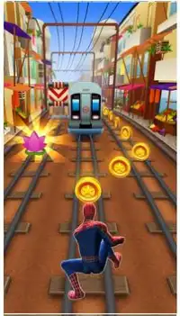 Spider Subway Surf: Rush Hours super Hero Runner Screen Shot 2